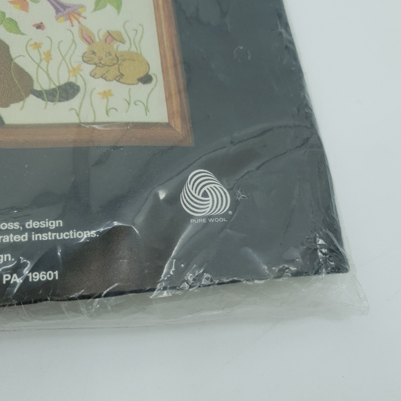 NEW VTG Dimensions Crewel Tree of Life Ellen Silver 1981 14"x20" Needlework Kit - Picture 5 of 7